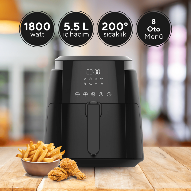 Elektrikli Akıllı Düdüklü ve FastFryer